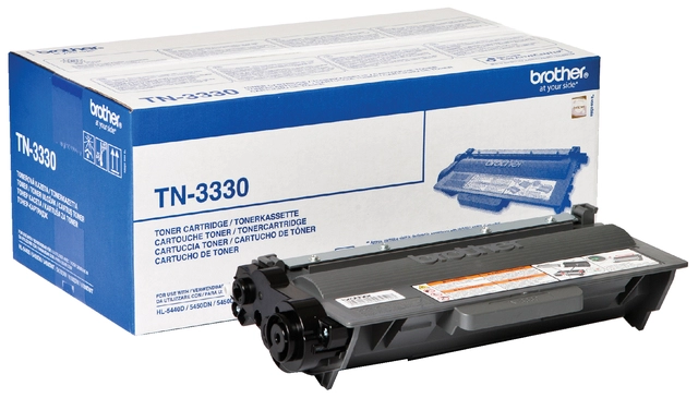 Een Toner Brother TN-3330 zwart koop je bij Hoekmankantoorartikelen.nl