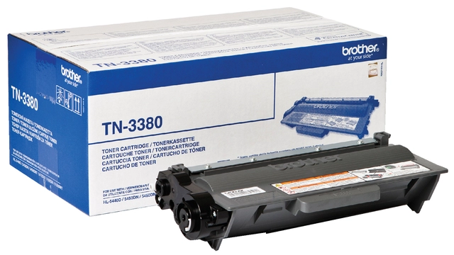 Een Toner Brother TN-3380 zwart koop je bij VHK Kantoorartikelen