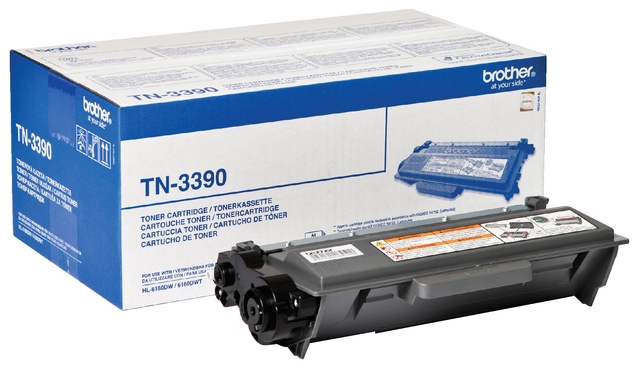 Een Toner Brother TN-3390 zwart koop je bij VHK Kantoorartikelen