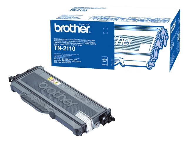 Een Toner Brother TN-2110 zwart koop je bij Hoekmankantoorartikelen.nl