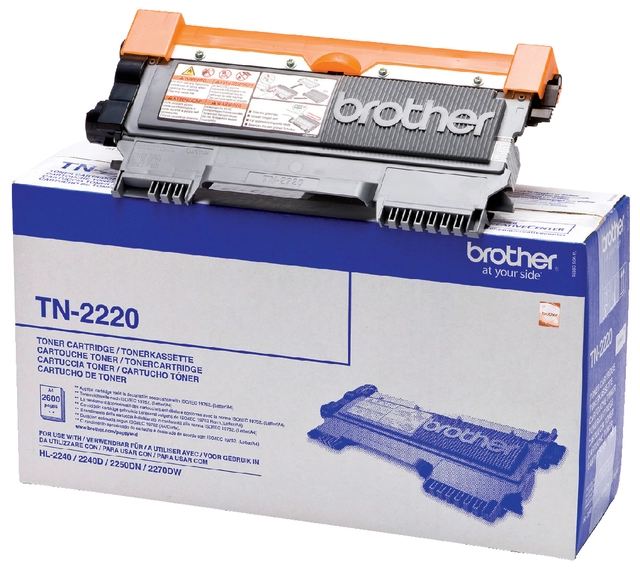 Een Toner Brother TN-2220 zwart 2.6k koop je bij Hoekmankantoorartikelen.nl