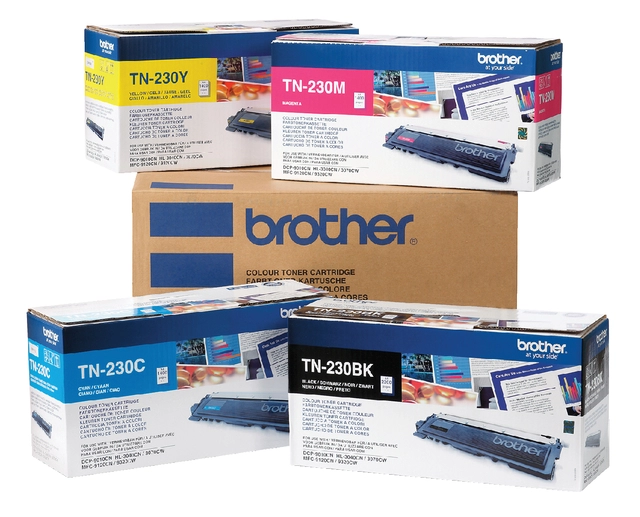 Een Toner Brother TN-230Y geel koop je bij Hoekmankantoorartikelen.nl