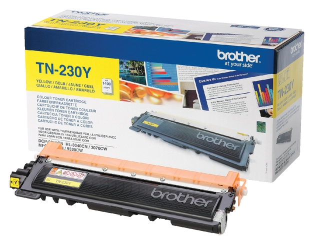 Een Toner Brother TN-230Y geel koop je bij Hoekmankantoorartikelen.nl