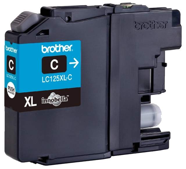 Een Inktcartridge Brother LC-125XLC blauw koop je bij VHK Kantoorartikelen