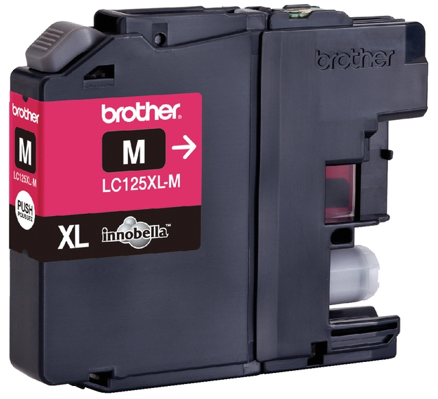 Een Inktcartridge Brother LC-125XLM rood koop je bij VHK Kantoorartikelen