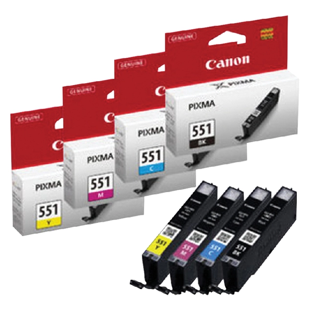 Een Inktcartridge Canon CLI-551grijs koop je bij VHK Kantoorartikelen