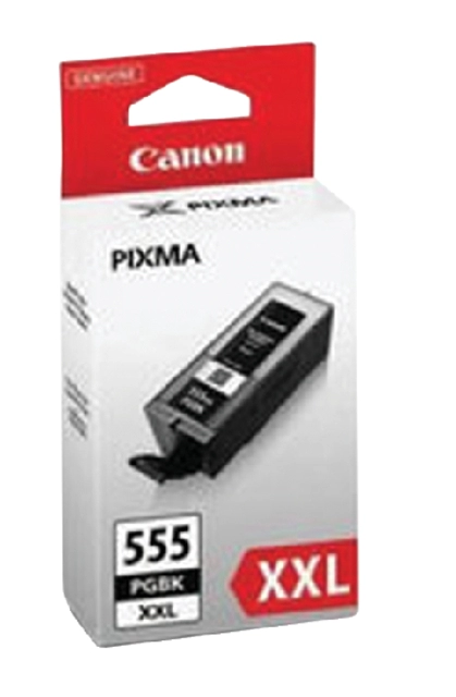 Een Inktcartridge Canon PGI-555XXL zwart koop je bij VHK Kantoorartikelen