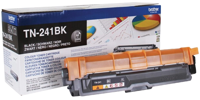 Een Toner Brother TN-241BK zwart koop je bij Hoekmankantoorartikelen.nl