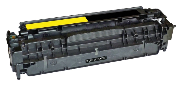 Een Tonercartridge Quantore alternatief tbv HP CE412A 305A geel koop je bij VHK Kantoorartikelen