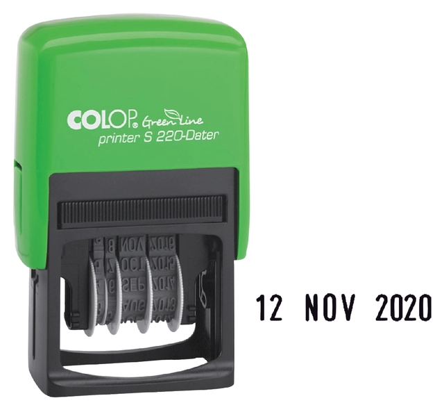 Een Datumstempel Colop S220 green line 4mm koop je bij VHK Kantoorartikelen