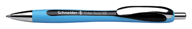 Een Balpen Schneider Slider Rave extra breed zwart koop je bij VHK Kantoorartikelen