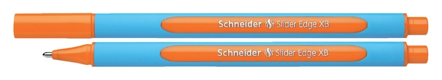 Een Balpen Schneider Slider Edge extra breed oranje koop je bij VHK Kantoorartikelen