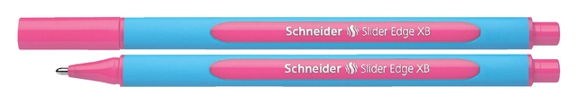 Een Balpen Schneider Slider Edge extra breed roze koop je bij VHK Kantoorartikelen