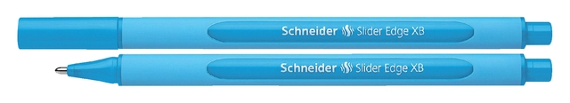 Een Balpen Schneider Slider Edge extra breed lichtblauw koop je bij VHK Kantoorartikelen