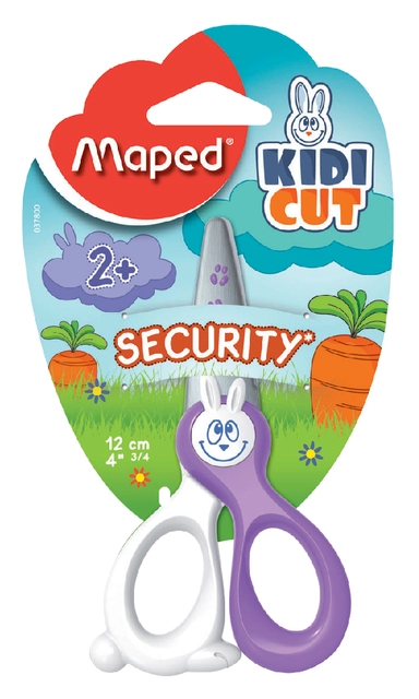 Een Kinderschaar Maped KidiCut 12cm assorti koop je bij VHK Kantoorartikelen