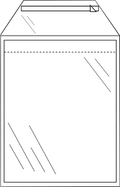 Een Envelop CleverPack akte A4 220x300mm zelfklevend transparant pak à 50 stuks koop je bij VHK Kantoorartikelen