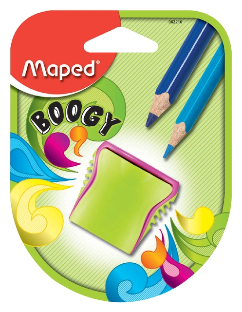 Een Puntenslijper Maped Boogy 2gaats assorti koop je bij Hoekmankantoorartikelen.nl