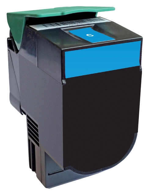 Een Tonercartridge Quantore alternatief tbv Lexmark C540H1CG blauw koop je bij Hoekmankantoorartikelen.nl