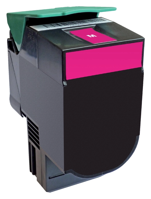 Een Tonercartridge Quantore alternatief tbv Lexmark C540H1MG rood koop je bij Hoekmankantoorartikelen.nl