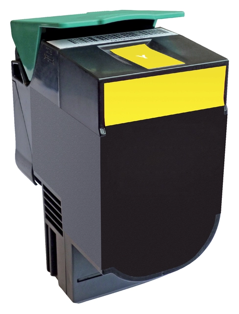 Een Tonercartridge Quantore alternatief tbv Lexmark C540H1YG geel koop je bij Hoekmankantoorartikelen.nl