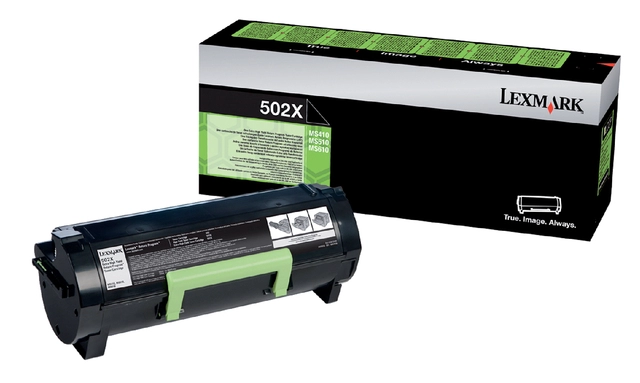 Een Tonercartridge Lexmark 50F2X00 prebate zwart koop je bij VHK Kantoorartikelen