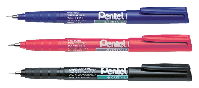 Een Fineliner Pentel NMF50 fijn zwart koop je bij VHK Kantoorartikelen