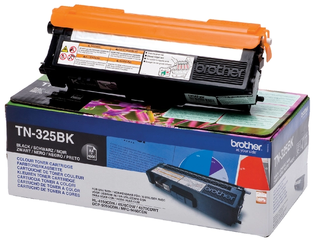 Een Toner Brother TN-325BK zwart koop je bij Hoekmankantoorartikelen.nl