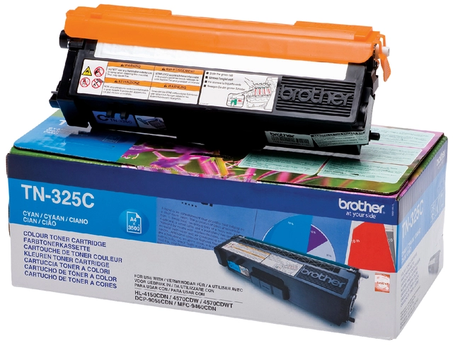 Een Toner Brother TN-325C blauw koop je bij Hoekmankantoorartikelen.nl