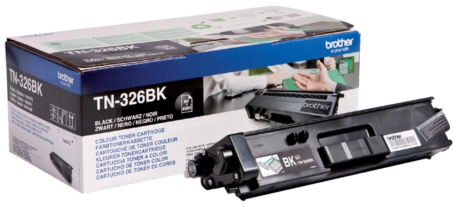 Een Toner Brother TN-326BK zwart koop je bij VHK Kantoorartikelen