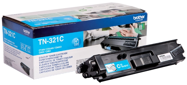 Een Toner Brother TN-321C blauw koop je bij VHK Kantoorartikelen