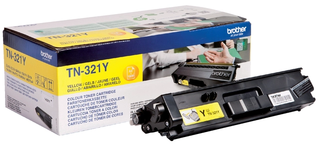 Een Toner Brother TN-321Y geel koop je bij VHK Kantoorartikelen