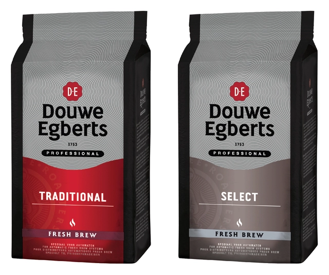 Een Koffie Douwe Egberts Fresh Brew Select voor automaten 1000gr koop je bij VHK Kantoorartikelen