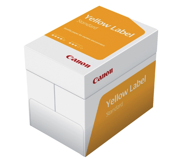 Een Kopieerpapier Canon Yellow Label A4 80gr wit 500 vel koop je bij Hoekmankantoorartikelen.nl