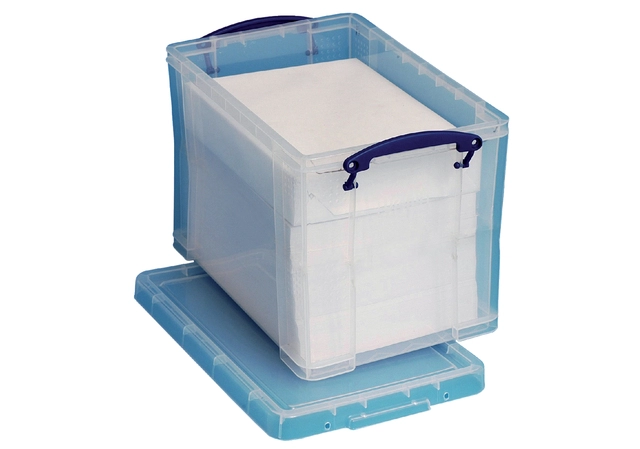 Een Opbergbox Really Useful 19 liter 395x255x290mm koop je bij VHK Kantoorartikelen