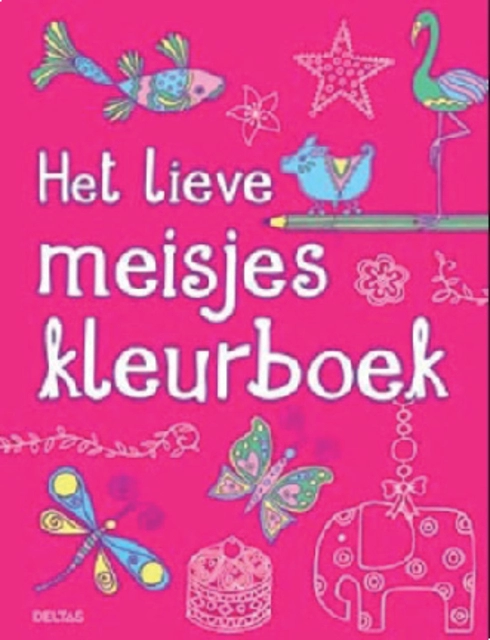 Een Kleurboek Deltas het lieve meisje kleurbooek koop je bij PrimaOffice