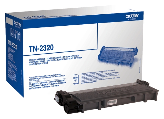 Een Toner Brother TN-2320 zwart koop je bij Hoekmankantoorartikelen.nl