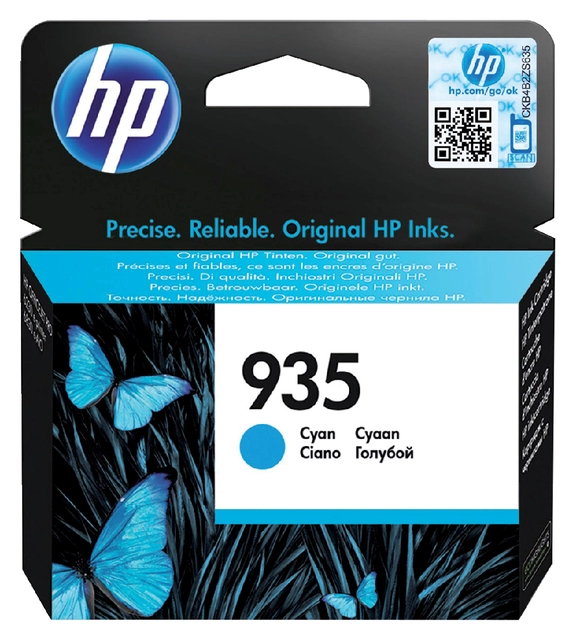 Een Inktcartridge HP C2P20AE 935 blauw koop je bij VHK Kantoorartikelen