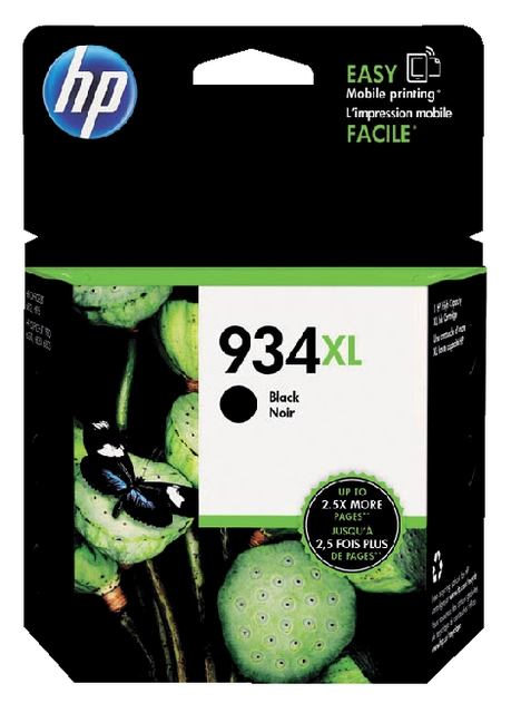 Een Inktcartridge HP C2P23AE 934XL zwart koop je bij VHK Kantoorartikelen