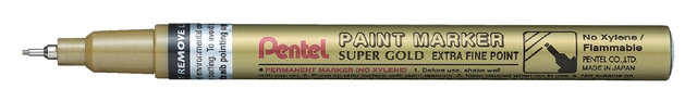 Een viltstift Pentel MFP10 rond 0.7mm goud koop je bij VHK Kantoorartikelen