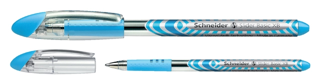 Een Rollerpen Schneider Slider basic extra breed lichtblauw koop je bij VHK Kantoorartikelen