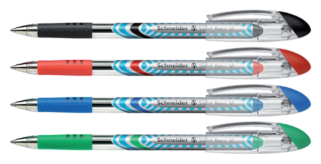 Een Rollerpen Schneider Slider medium rood koop je bij Hoekmankantoorartikelen.nl