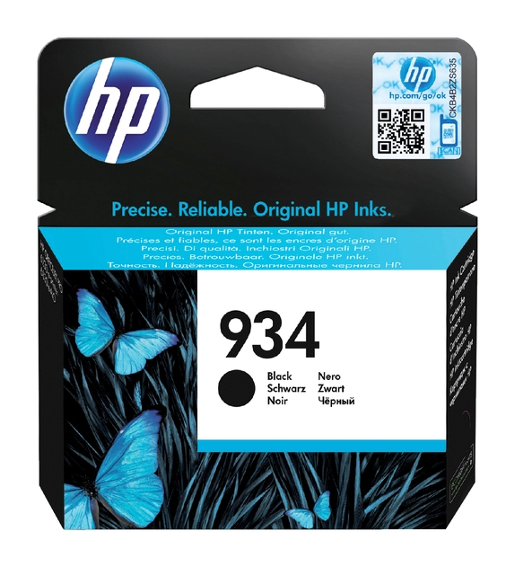 Een Inktcartridge HP C2P19AE 934 zwart koop je bij VHK Kantoorartikelen