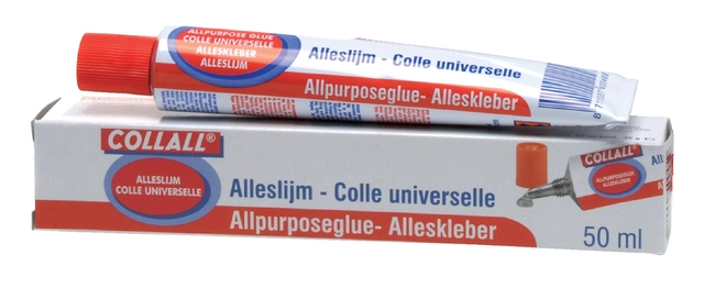 Een Alleslijm Collall tube 50ml koop je bij VHK Kantoorartikelen