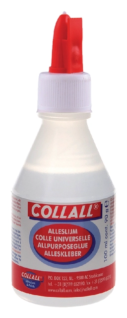 Een Alleslijm Collall flacon 100ml koop je bij VHK Kantoorartikelen