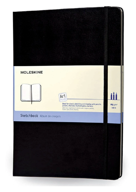 Een Schetsboek Moleskine large 130x210mm koop je bij VHK Kantoorartikelen