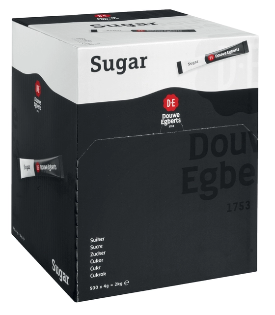 Een Suikersticks Douwe Egberts 500x4gr koop je bij VHK Kantoorartikelen