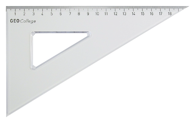 Een Driehoek Aristo 23620 200mm 30/60graden transparant koop je bij VHK Kantoorartikelen