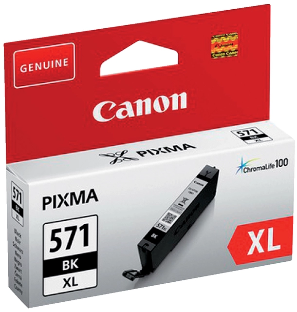 Een Inktcartridge Canon CLI-571XL zwart koop je bij VHK Kantoorartikelen