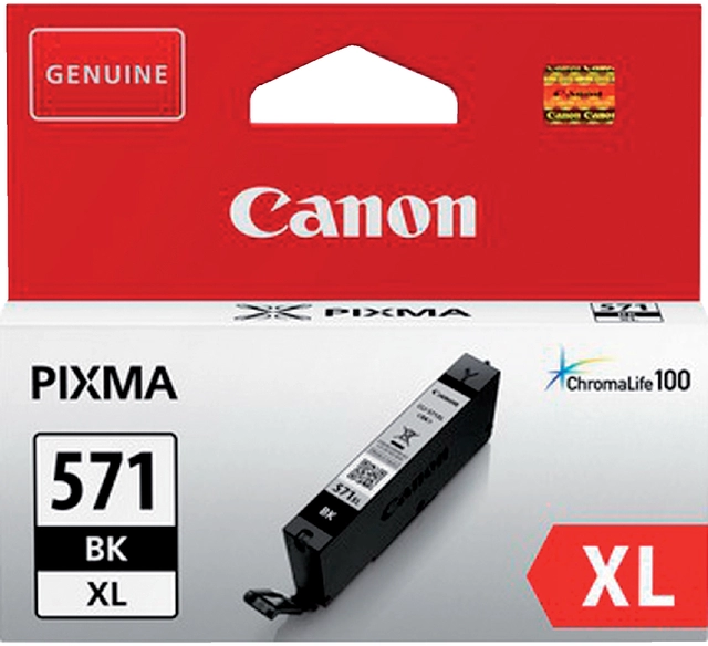 Een Inktcartridge Canon CLI-571XL zwart koop je bij VHK Kantoorartikelen