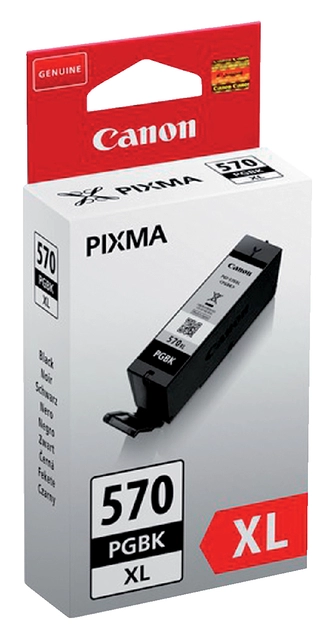 Een Inktcartridge Canon PGI-570XL zwart koop je bij VHK Kantoorartikelen